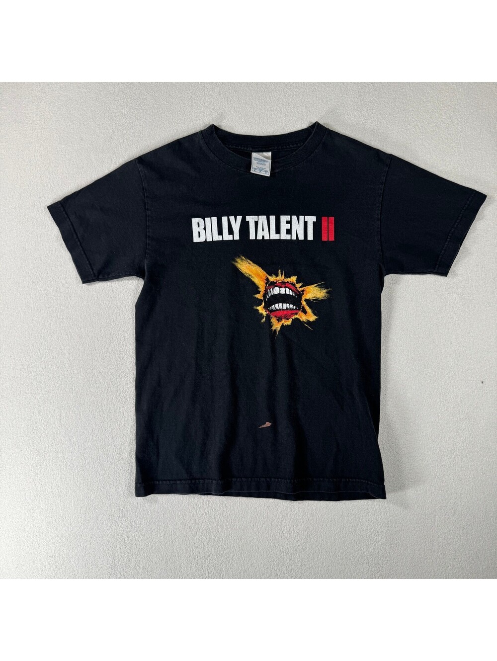 Vintage Y2K Billy Talent II Black Graphic T-Shirt Size Small